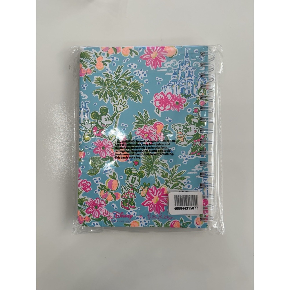 Lilly Pulitzer Disney Parks Collection Lilly Loves Disney Small Spiral Notebook - Picture 2 of 2